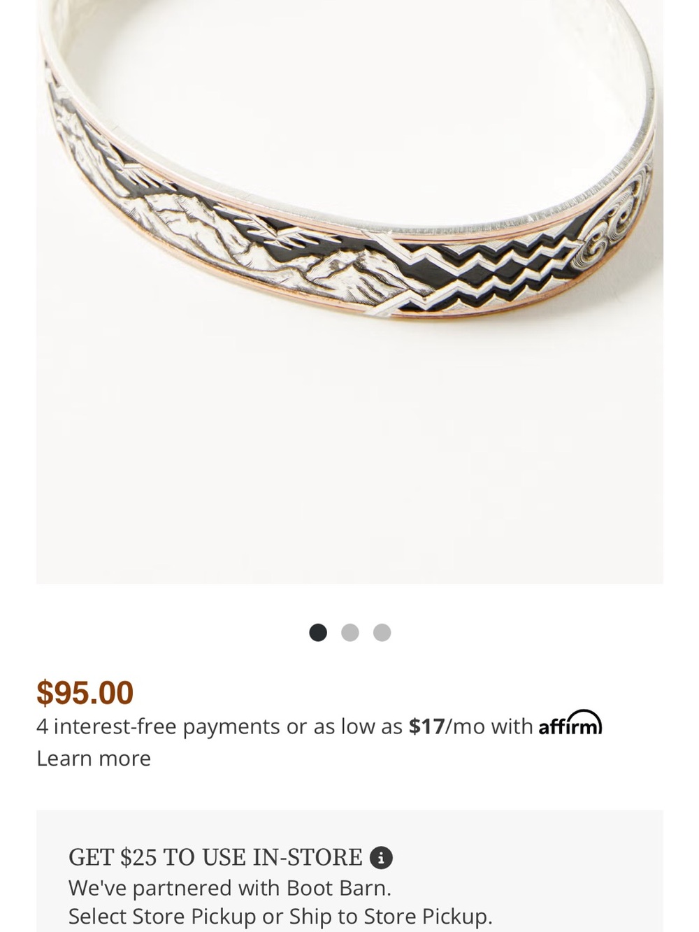 Montana Silversmiths X Ian Munsick Collab Men’s Cuff